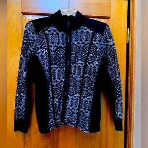 Fall is here! Ruby Rd zip up; stretchy waffle fabric. Unique & sporty